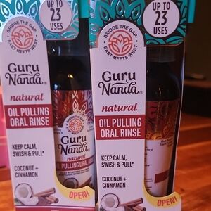 Natural Oil Pulling Oral Rinse - Coconut & Cinnamon